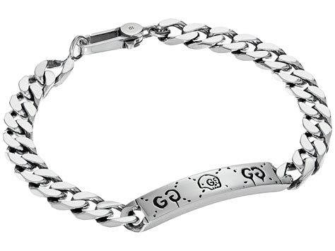 gucci ghost silver bracelet